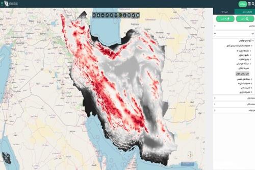 نقشه برداری ارتفاعی ایران دیجیتالی شد