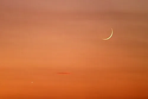 ابعاد علمی و نجومی رصد هلال ماه شوال رویت هلال ماه رمضان در 29 بهمن