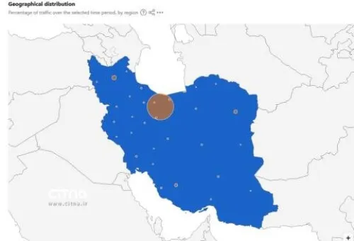 تمرکز 91 درصدی ترافیک اینترنت در تهران
