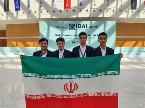 ۴ مدال آور المپیاد جهانی هوش مصنوعی به دانشگاه شریف می روند